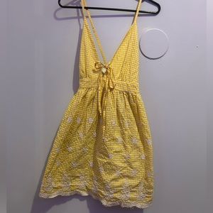 Charlotte Russe medium checkered sun dress